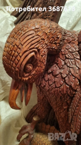 дървена пластика, снимка 3 - Статуетки - 54035386
