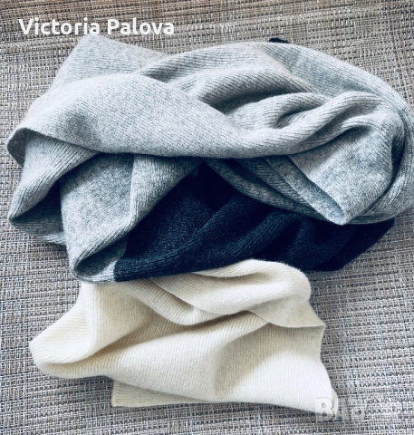 Луксозен вълнен шал унисекс в четири неутрални цвята, снимка 5 - Шалове - 52969771