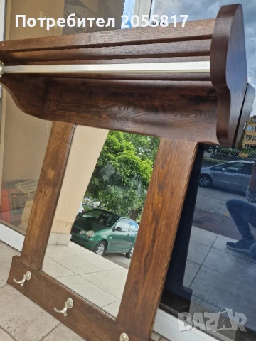 Закачалка за стена #огледало, снимка 2 - Закачалки - 50494139