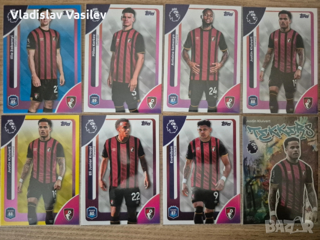 Topps Premier League 25/26 - базови, инсърти и паралели на отборите, снимка 3 - Колекции - 53637078