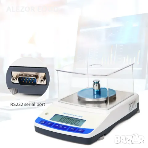 Прецизна везна 500гр., Резолюция 0.001 гр. С кал. тежест 200гр.,4325, снимка 3 - Друго търговско оборудване - 49930690