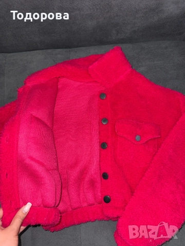 Дамско розово яке, снимка 2 - Якета - 51937556