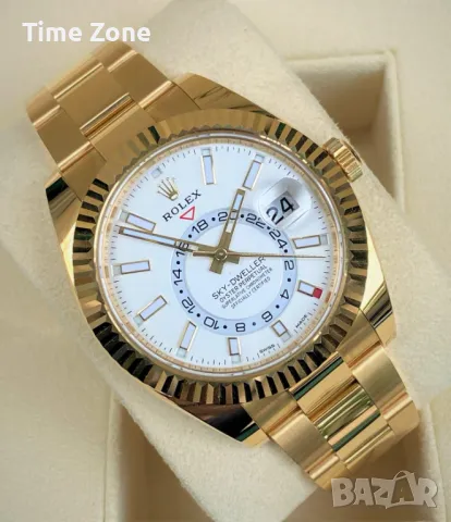 Rolex Sky-Dweller 42mm Yellow Gold White Dial Automatic Различни Варианти, снимка 3 - Мъжки - 48183522