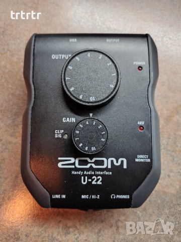 Звукова карта ZOOM - U22, снимка 1