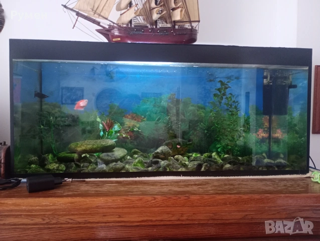 аквариум с помпа 80 литра