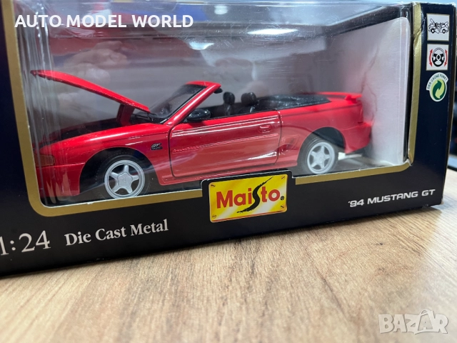 Метална колекционерска количкa FORD EXPLORER/MUSTNAG 1992г.Maisto 1:24, снимка 9 - Колекции - 52593721