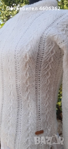 ръчно изплетен пуловер , снимка 2 - Жилетки - 51876287