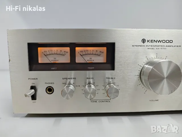 стерео Hi-Fi усилвател KENWOOD KA-5700, снимка 5 - Ресийвъри, усилватели, смесителни пултове - 47080802