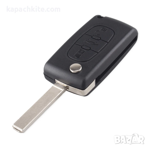 Кутийка за ключ дистанционно с два или три бутона за Пежо и Ситроен