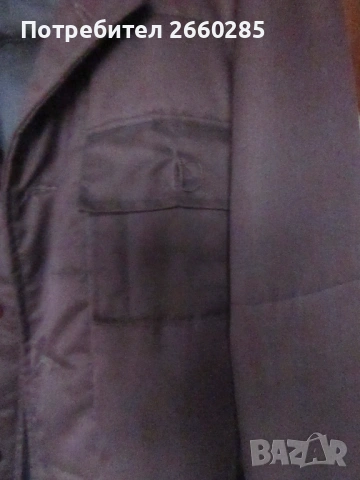 РАБОТНИЧЕСКА ПОЛУШУБА ОТ СОЦА, снимка 2 - Палта - 54136473