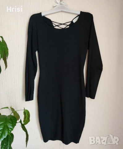 Ефектна удобна рокля плетиво, снимка 2 - Рокли - 53180838