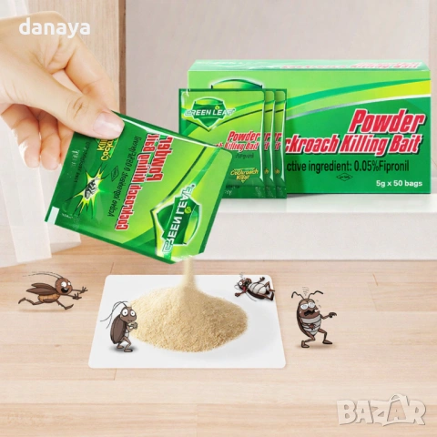 6431 Ефикасен прах против хлебарки и насекоми, 5 гр