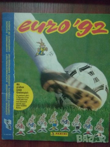 Панини албум за стикери Евро 92 