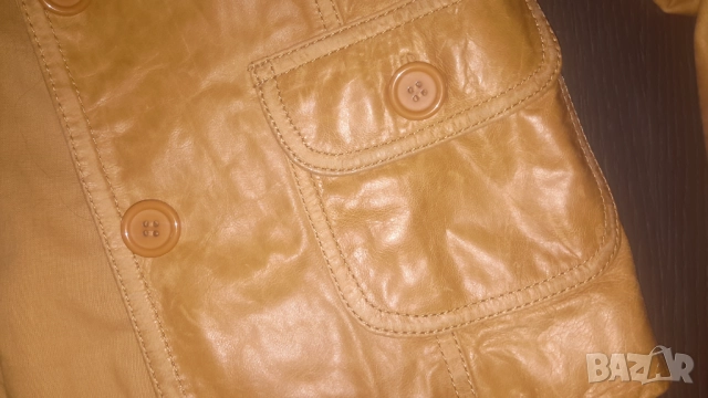 Леко дамско яке със 100 % гъши пух By Zebra и кожено, снимка 11 - Якета - 20023953