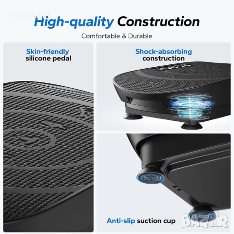 Вибрираща платформа MERACH MR-2398 с Bluetooth, LED дисплей, 10 нива, снимка 6 - Фитнес уреди - 52922584