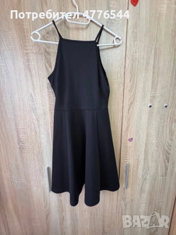 Черна къса рокля