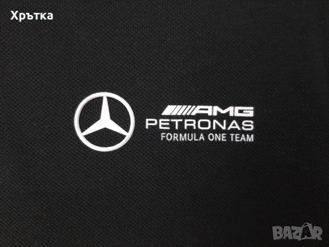 Mercedes AMG F1 Polo - Оригинална мъжка тениска с яка размер XL, снимка 7 - Тениски - 52939301