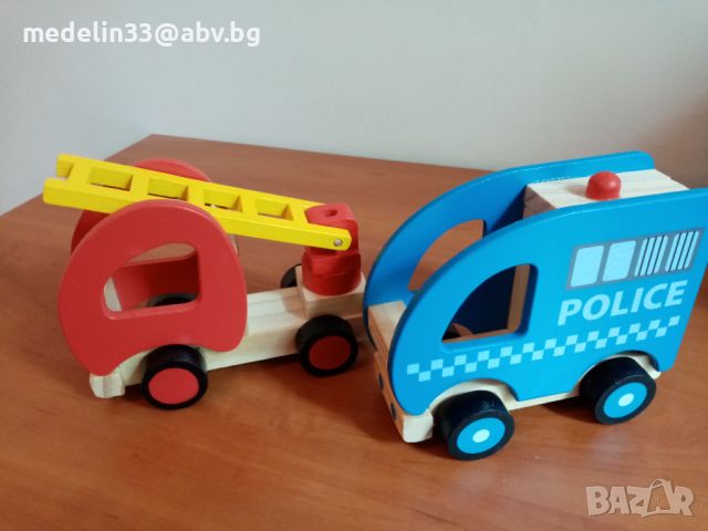 Монтесори играчки  1 до 3 г. Пожарна и Полиция , снимка 3 - Други - 45592902