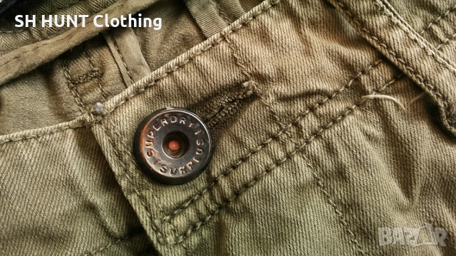 SUPERDRY Stretch Trouser Размер 33/34 еластичен панталон 10-51, снимка 7 - Панталони - 52730132