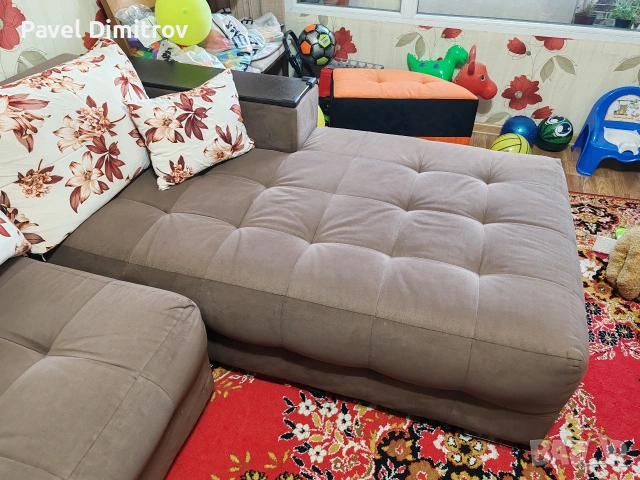 Холен диван разтегателен, снимка 4 - Дивани и мека мебел - 54246932