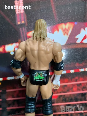 Екшън фигура WWE Triple H Трите Хикса DX Army Mattel Basic Series Wrestlemania играчка фигура figure, снимка 8 - Други - 49512978