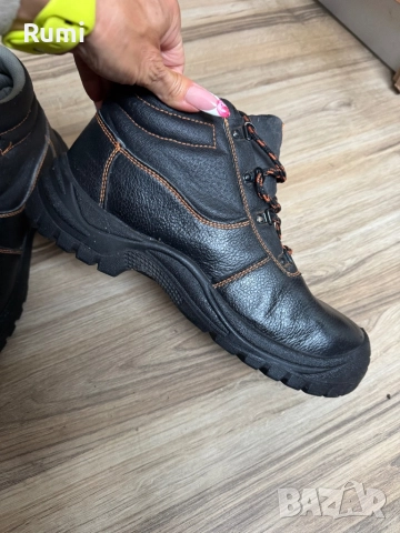 Мъжки кожени работни обувки SANTOS ! 46 н, снимка 8 - Мъжки боти - 52179804