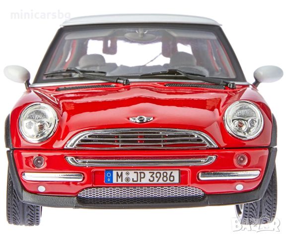 1:18 Метални колички: Mini Cooper - Bburago Gold, снимка 4 - Колекции - 45143336