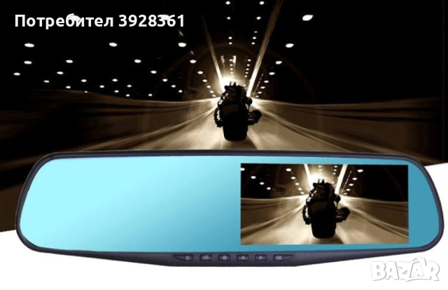 Видеорегистратор тип огледало за задно виждане DVR JPG 1080 P -8Mpx, снимка 3 - Други - 45003854