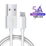 Кабел Micro USB 1TECH JYS-003M, 5A, 1 метър, Бял, снимка 3