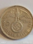 Сребърна монета 5 райхсмарки 1936г. Германия Трети Райх с Свастика за КОЛЕКЦИОНЕРИ 54091, снимка 1