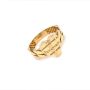 Златен дамски пръстен Tiffany 3,13гр. размер:58 14кр. проба:585 модел:23075-4, снимка 1 - Пръстени - 45118656