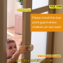 Стопер за врата предпазител против прищипване, за малки деца - КОД 3308, снимка 10