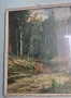 Картина репродукция-И Шишкин-"Речка в лесу", снимка 3