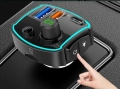 FM предавател и бързо зарядно за кола с USB-C и USB-A бързо захранване, снимка 5