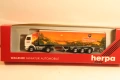 HERPA H0 1/87 SCANIA КАМИОН ТИР ВЛЕКАЧ МОДЕЛ КОЛИЧКА, снимка 1