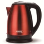 Електрическа кана, 1800W, 1.8л., Корпус неръжд. стомана, S/S, Инокс/Черен, Червен металик, снимка 4