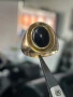 Златен пръстен 14 карата ръчна изработка с черен оникс, снимка 13