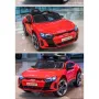 OCIE Kола Акумулаторна 12V AUDI RS ETRON GT с кожена седалка и родителски контрол Червена 3590089-2R, снимка 3