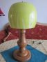 Дизайнерска лампа със стъклен абажур - 3, снимка 1 - Настолни лампи - 45793119