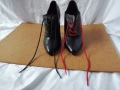 №36 Pleaser дамски обувки естествена кожа - висок ток, черен цвят, снимка 7