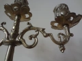 Комплект от 2 бр. бронзови свещника, снимка 5