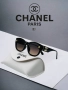 очила с черен обикновен калъф и ув защита chanel, снимка 1