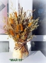 Сухи цветя и треви във ваза, снимка 3
