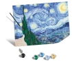 Ravensburger CreArt 23915 - Рисуване по числа Starry Night на ван Гог, снимка 5