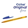Химикалка BIC Cristal Fine, синя 0.8mm - 4 бр., снимка 3