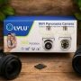 WiFi Панорамна IP Камера LYLÚ 360° във форма на крушка с нощно виждане и автоматично проследяване, снимка 1