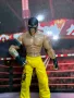 Екшън фигура WWE Rey Mysterio Рей Мистерио Deluxe Aggression Yellow VERY RARE Jakks Pacific , снимка 9