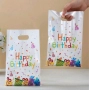 Happy Birthday сини розови червени 10 бр торбички за сладки подарък рожден ден парти, снимка 4