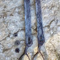 Стара ръчно кована ножица с маркировка , снимка 15 - Антикварни и старинни предмети - 45133924