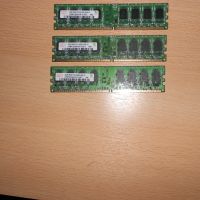 181.Ram DDR2 667 MHz PC2-5300,2GB,hynix. НОВ. Кит 3 Броя, снимка 1 - RAM памет - 45657708